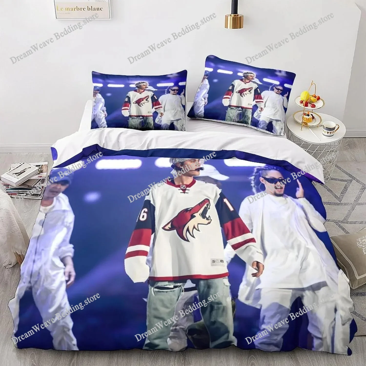 

Singer Justin Bieber Bedding Set Duvet Cover 3d Bedding Fashion Design Decoration King Duvet Cover Set Double Bed Set Bedding963
