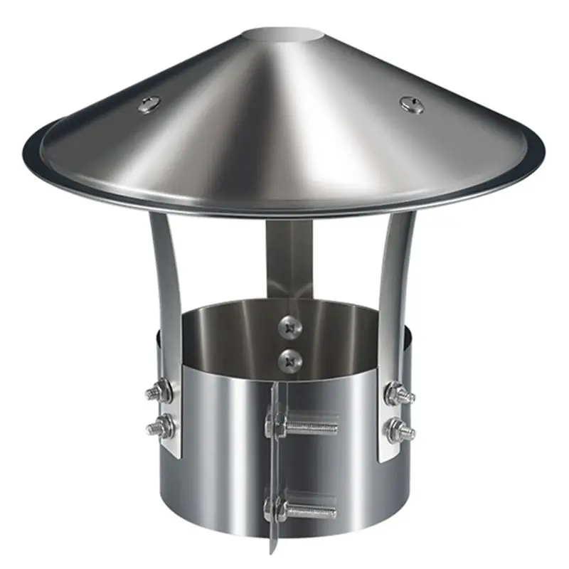 

ABRU-For Stove Pipe Accessories-Stainless Steel Chimney Exhaust Hood-Ventilated Rain Cap
