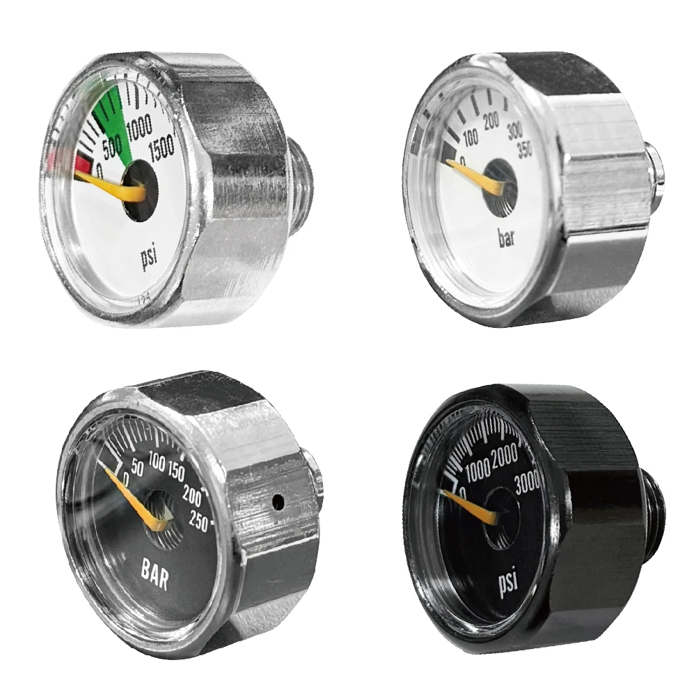 

17 models of miniature pressure gauges,25mm/1inch HPA Gauge Manometer HPA regulator gauge 3 types of threads to choose from