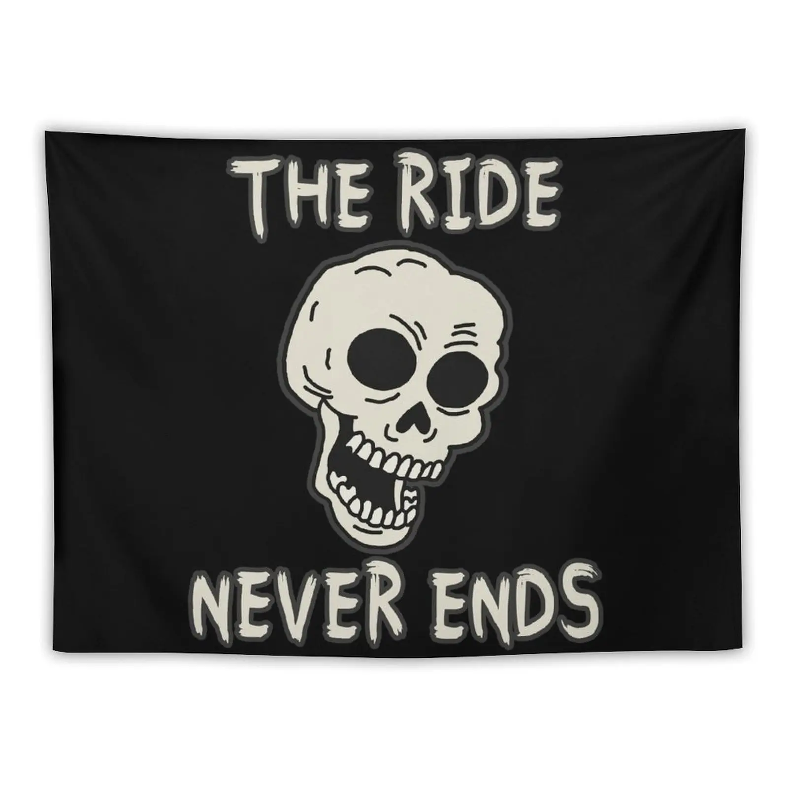 MEME - The Ride Never Ends Tapestry Decor Home Wall Decorations Tapete For The Wall Tapestry