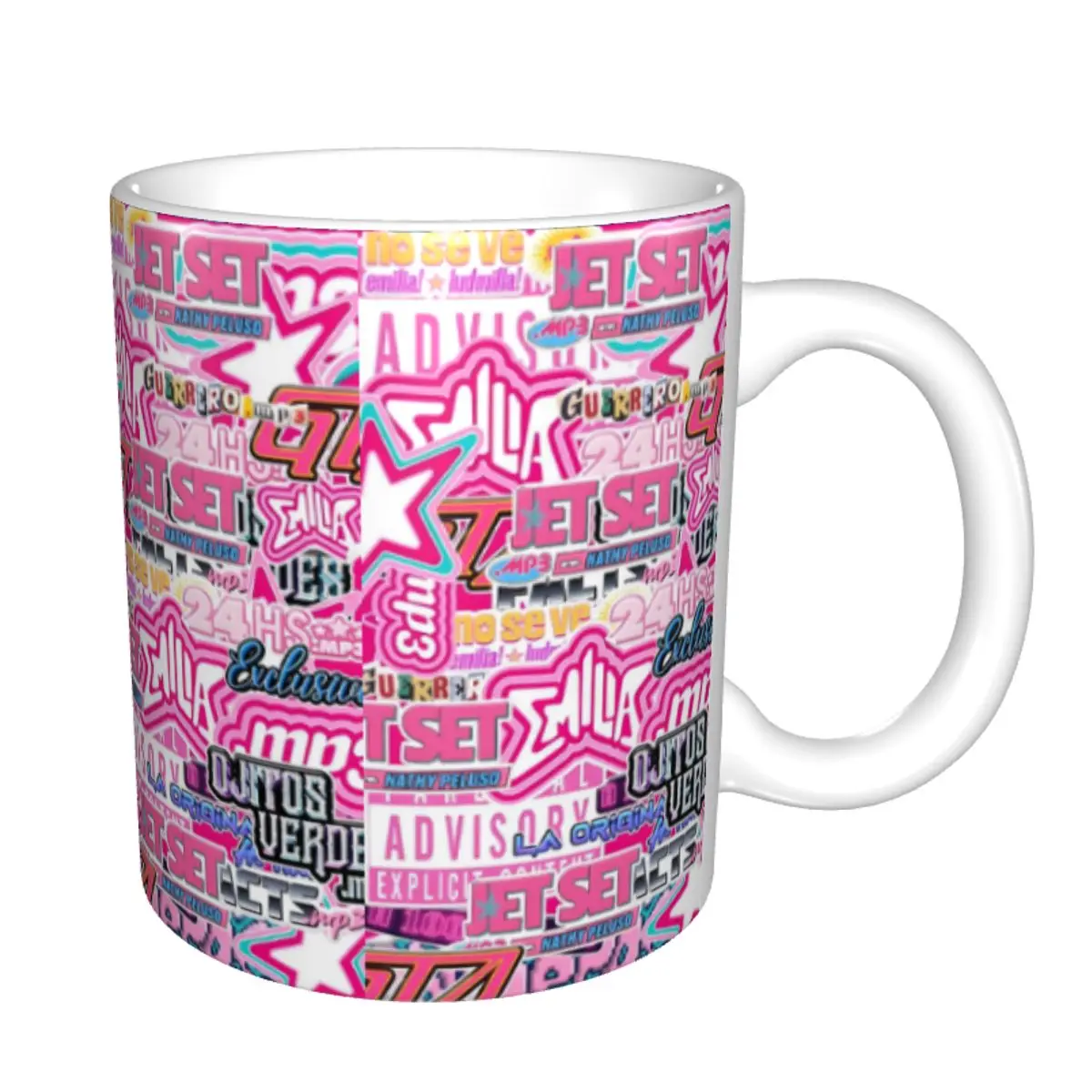 Customized E-Emilia Mernes Coffee Mug DIY Mp3 Singer Poster Ceramic Mug Creative Present