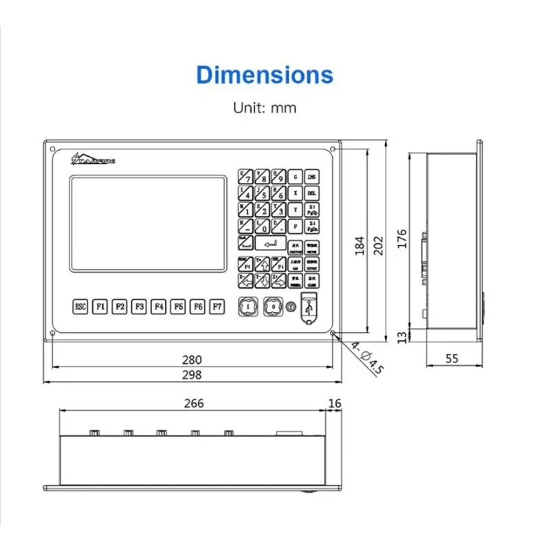 1pc SF-2100C CNC Controller Plasma Flame Cutting Motion Control System Water Cut Laser Cutting Machine Controller Compatible