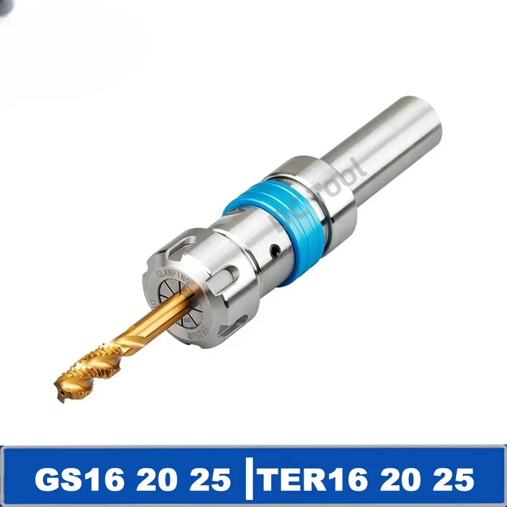 GS16 20 25 TER16 20 25 32 Tapping Tool Handle Telescopic Floating Chuck Tap Fixture Torque Overload Protection Flexible Tapping