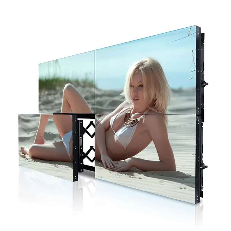 55 Inch Splicing Screen Lcd Digital Display Video Display Wall Digital Advertising Splice Wall Lcd Tv Wall Video Player