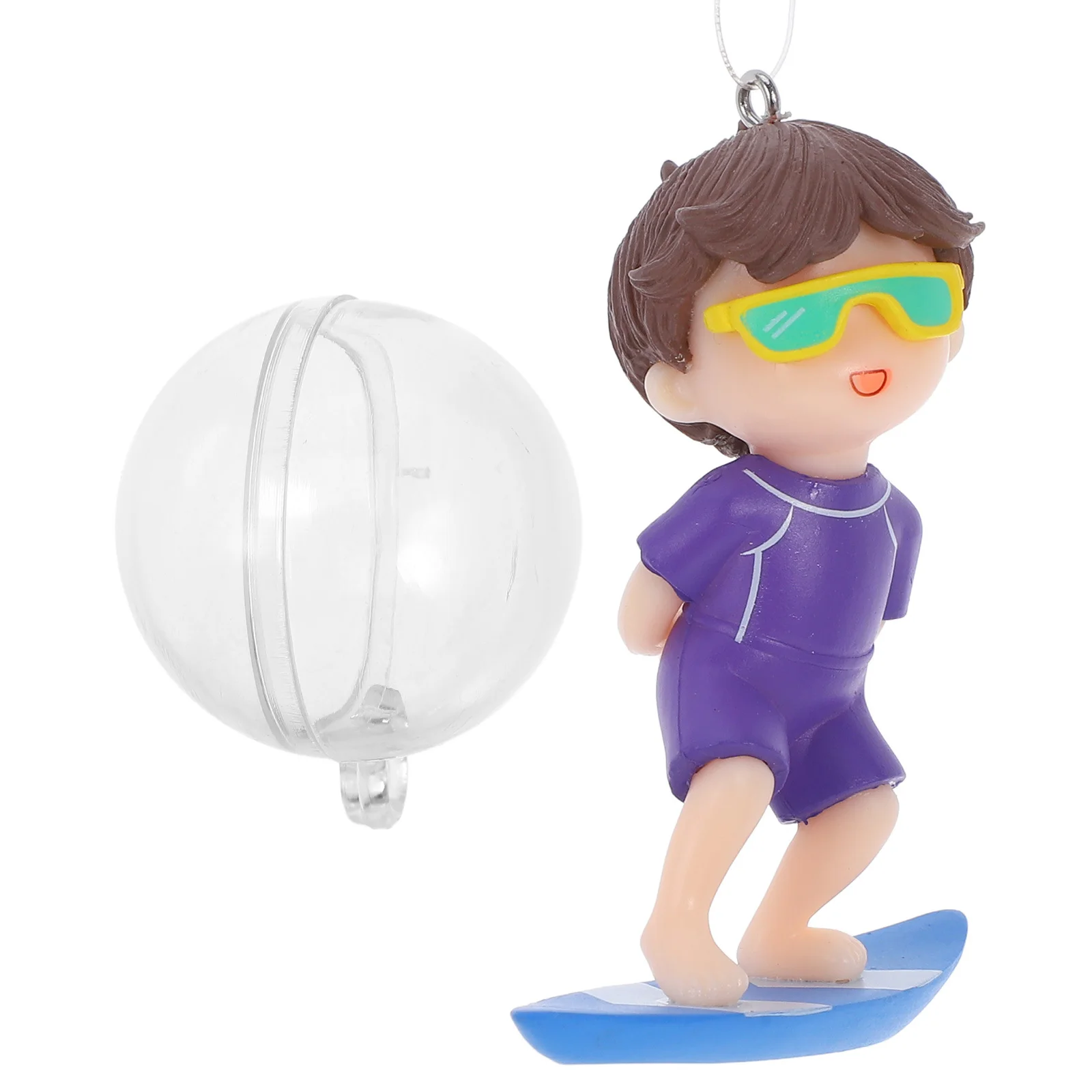 

1 Set Of Floating Whale Girl Resin Craft Aquarium Float Decor For Fish Tank Kids Cartoon Shark Adorn Beach Party Decorations