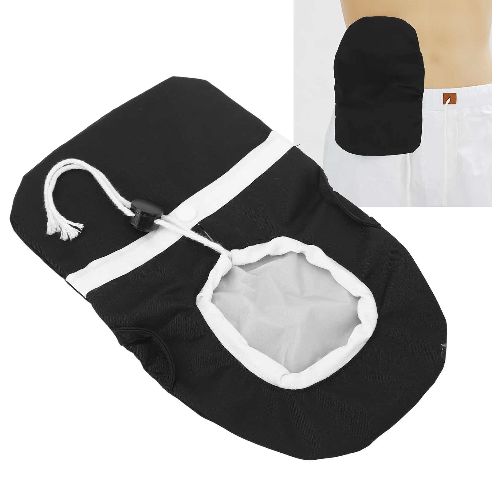 

Soft Cotton Ostomy Colostomy Bag Cover Portable Washable Reusable Ostomy Pouch Cover Liner for Men Women Stoma Care Accessory