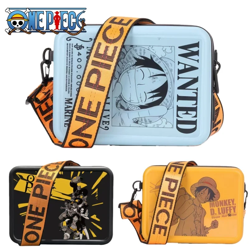 

One Piece DIY Sticker Crossbody Bag Cartoon Waist Bag Large-capacity Sports Storage Backpack Travel Shopping Decoration Bag Gift