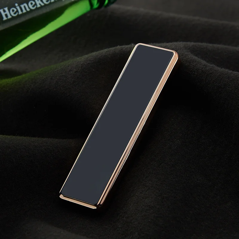 

USB Rechargeable Tungsten Lighter Electric Cigarette Lighter Portable Smoking Accessories Outdoor Windproof Lighters Men's Gifts