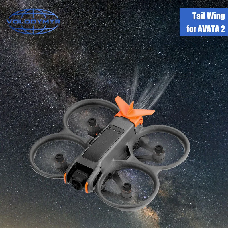 

VOLODYMYR for DJI AVATA 2 Tail Wing Flight Lightweight Removal Clip Quick-release Battery Protection Cover Drone Accessories