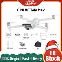 FIMI X8 Tele Max 3-axis Gimbal Wide-Angle and Tele camera 30x Hybrid Zoom 4K/60fps High-speed Video RokLink 5.0 20Km Video Transmission Al super Night Video Two-way charging Birthday Christmas Gifts
