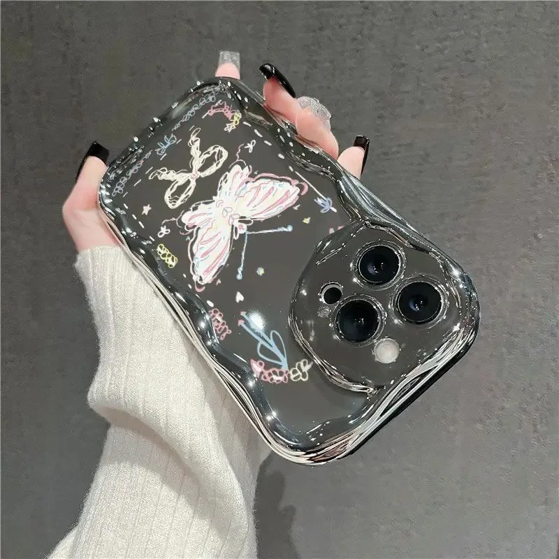 Butterfly Dance Phone Case For Samsung Galaxy A55 A35 A25 A15 A54 A24 A33 A34 A73 5G A32 A51 A52 A53 A71 A72 A30 A50soft