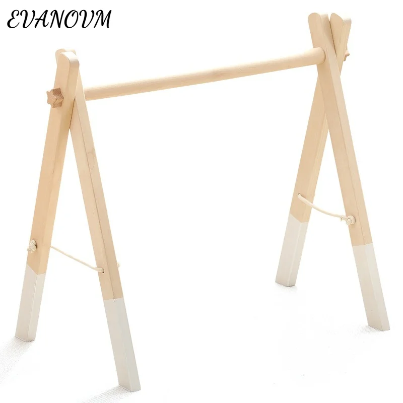 

1 комплект, мобильная подвесная сенсорная игрушка для спортзала, детская деревянная рамка для спортзала, подвеска-погремушка, складная игрушка-погремушка для игр, тренажерный зал, детский держатель, кронштейн