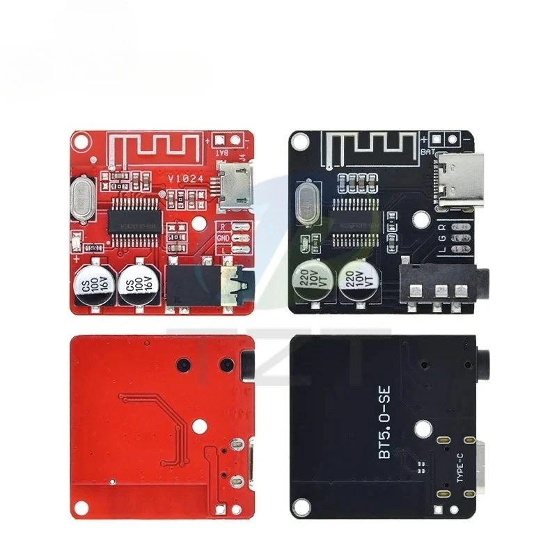 1/5PCS  DIY Bluetooth Audio Receiver Board Bluetooth 5.0 MP3 Car Audio Board Stereo Music Module 3.7-5V
