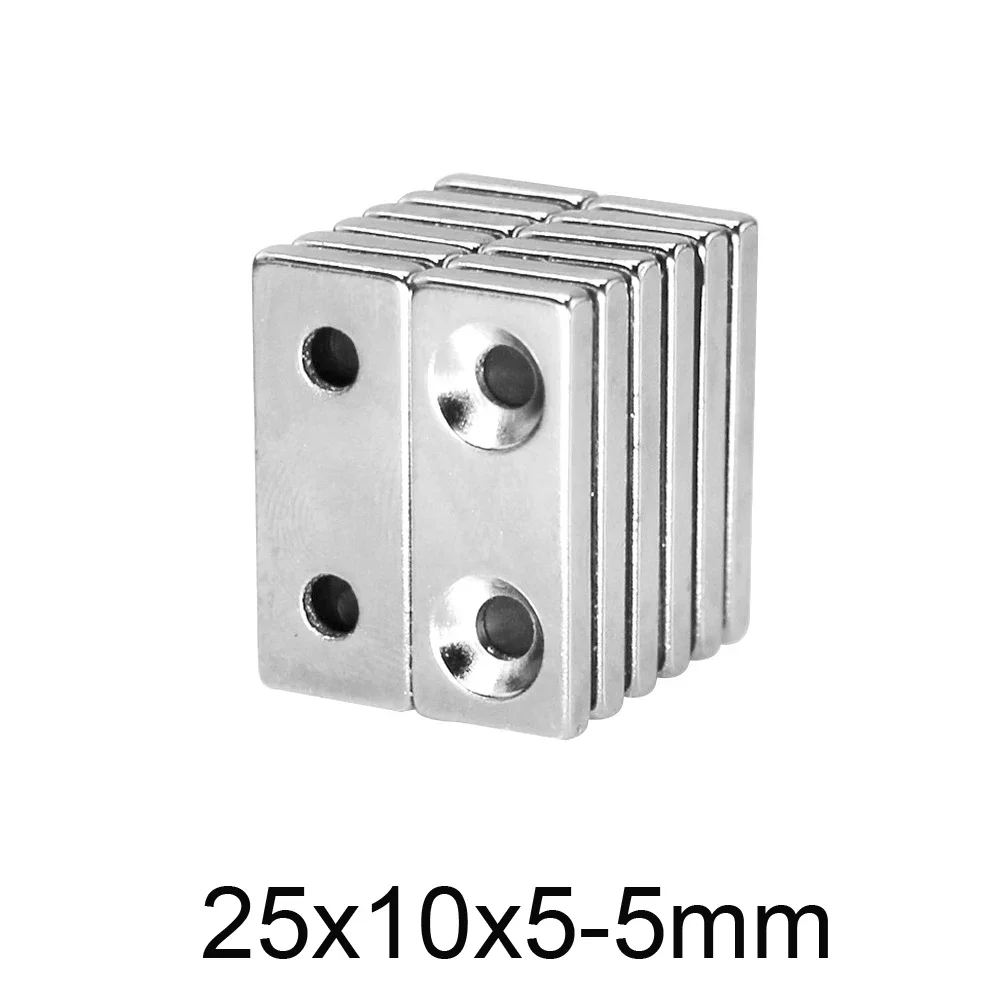 

Мощный магнит, постоянный неодимовый магнит 25x10x5-5 мм