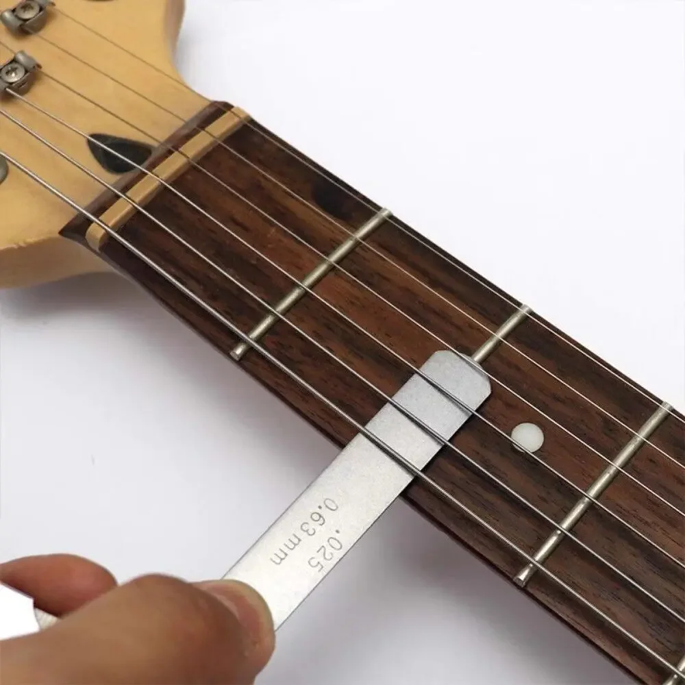 

Multifunctional String Distance Measuring Ruler Set Folk Guitar String Height Gap Ruler Guitar Measuring Tool