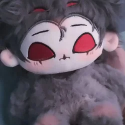 20cm No Attributes Cotton Plush Dolls Anime Helluva Boss Stuffed Body Dress UP Plushie Toys Handsome Pillow Cosplay Xmas Gifts