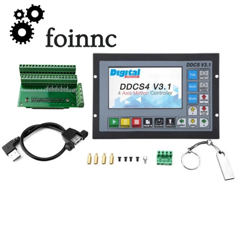 Ddcsv3.1 3/4-axis Cnc Offline Control System Motor Motion Controller Replaces Mach3