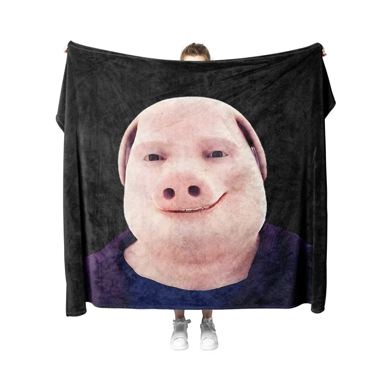 Aertemisi John Pork Pet Blanket for Small Medium Large Dog Cat Puppy Kitten Couch Sofa Decor