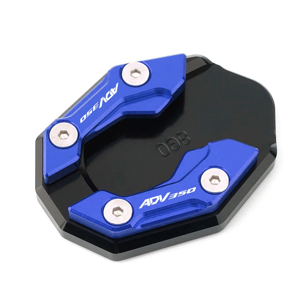 2023 nuevo ajuste para Honda ADV350 ADV 350 2020 2021 2022 accesorios CNC para motocicleta soporte lateral ampliar placa extensión de soporte