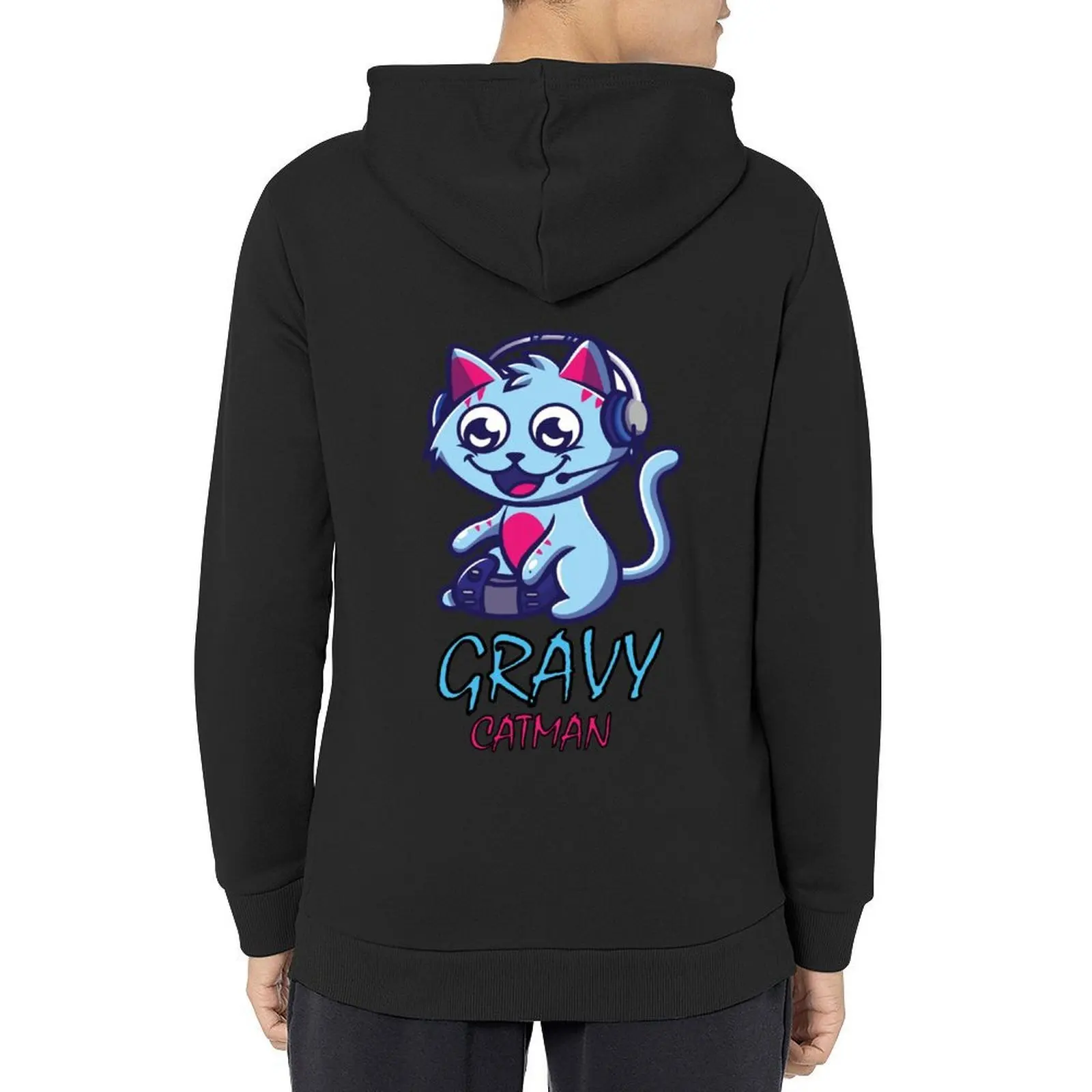 

Gravy cat Man gravycatman gaming Hoodie blouse aesthetic clothing hooded shirt men's clothes new hoodies and sweatshirts