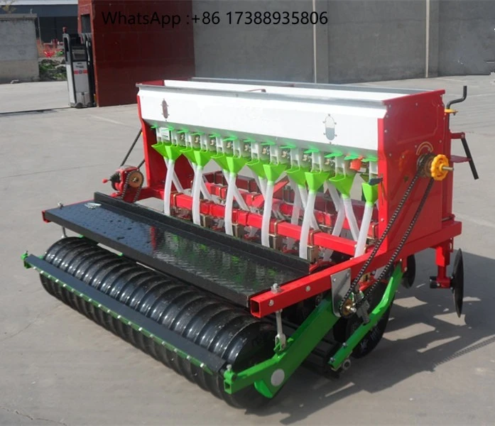 Farm Tractor Seed Drill Machine 14 Row Grass Alfalfa Seed Planter