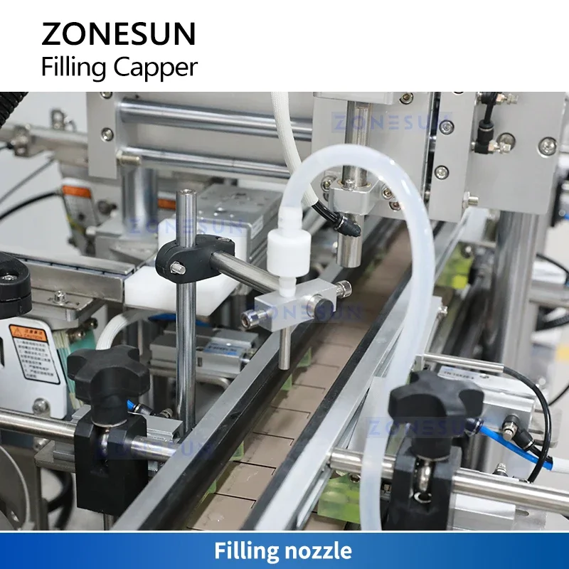 Zonesun Automatic Bottle Filling and Stoppering Machine Bottle Sealing Machine Monoblock Filler Capper ZS-AFX10