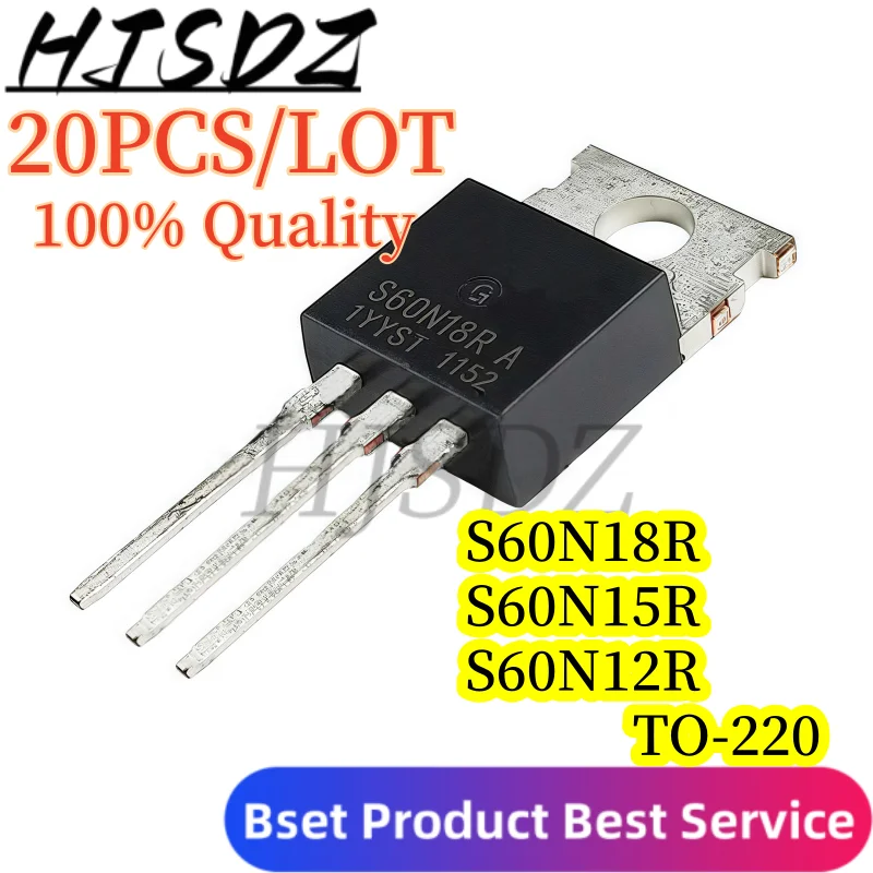 

100% качество【20 шт./лот】чипсет MOSFET серии S60N (S60N18R/S60N15R/60N12R) TO-220 посылка — 100% оригинальная новая молния