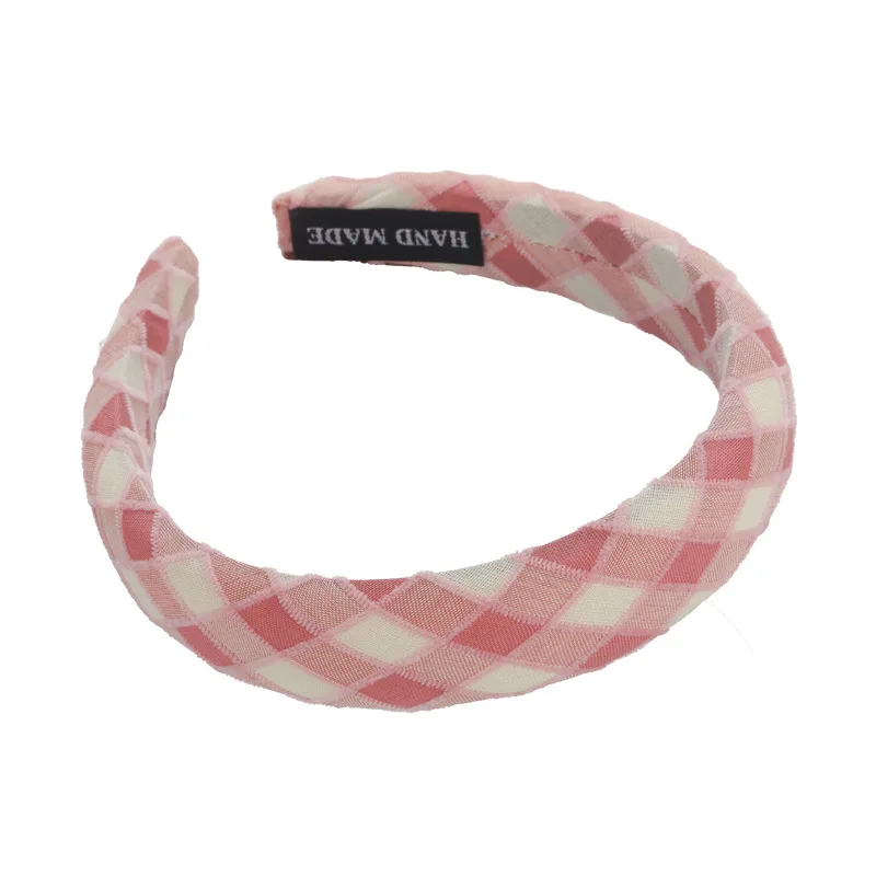 Sweet Romantic Pink Headband Sponge Wide Hair Band for Woman Girl Temperament Hair Hoop Fashion Versatile Hair Accessories Gift