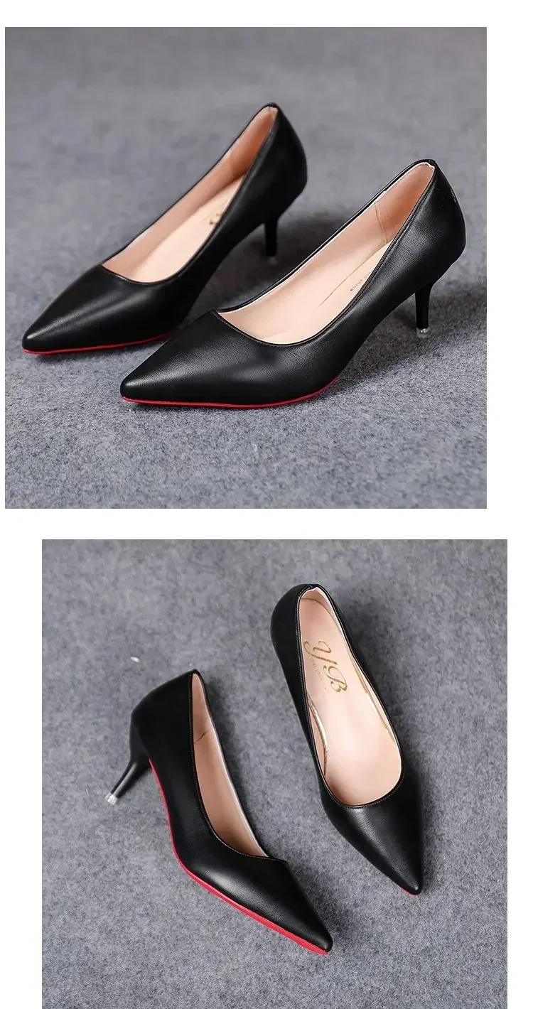 Sexy Spitze Lackleder High Heels Elegante Damen-Stilettos für Partys Klassische Schwarze Pumps für Beruf und Freizeit – Detail 20