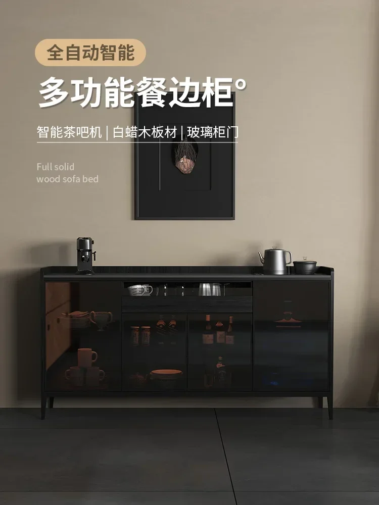 

Italian simple rock slab side cabinet