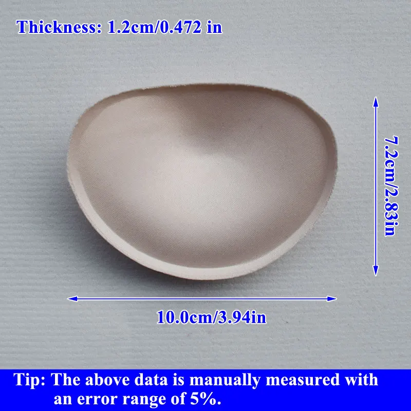 1pair Sexy Women\'s Bra Pads Insert Removable Padding Brassiere Breast Enhancer sopnge Push Up Cups for Swimsuits Bikini