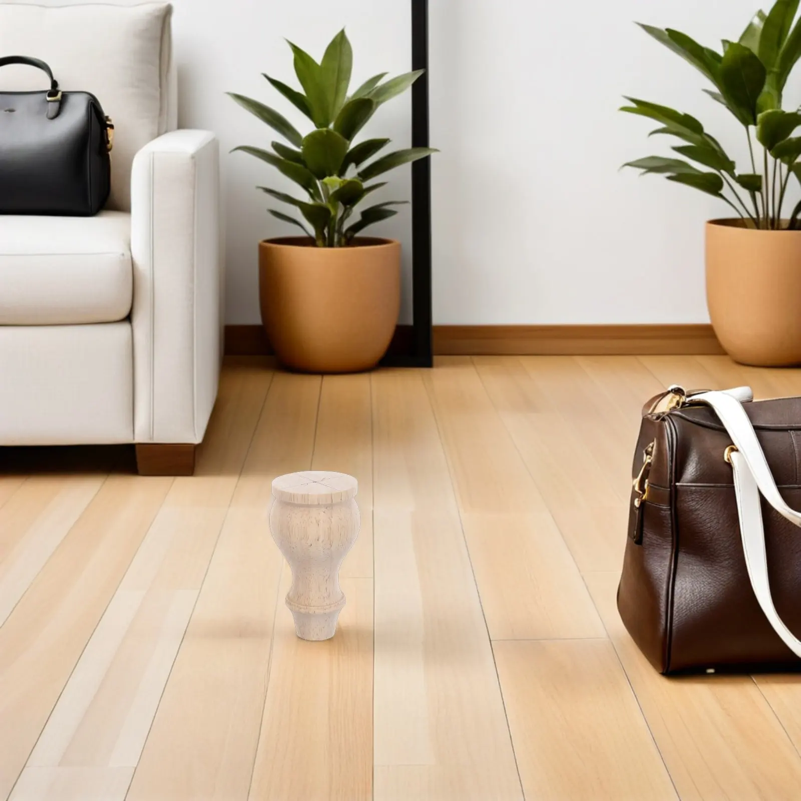 

Деревянные ножки для мебели 3.54x1.85x1.85 дюйма, круглые опоры для дивана с резным декором во французском стиле для столов, шкафов и комодов