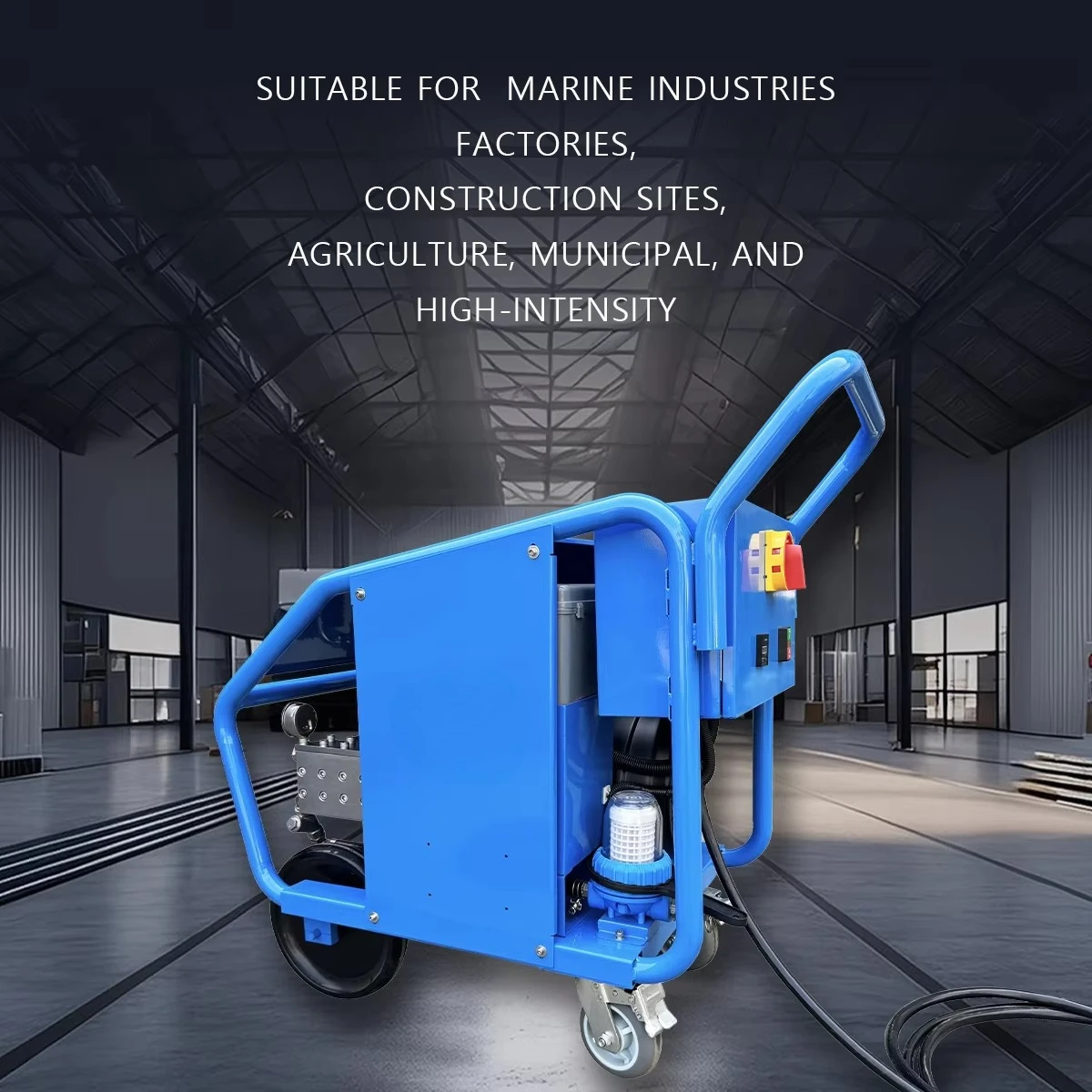 آلة تنظيف غسالة الضغط العالي المحمولة التجارية الجديدة 1730 دورة في الدقيقة 22 كيلو وات #2