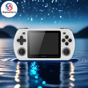 GameHero POWKIDDY RK2023 Retro Handheld Game Console 3.5 inch 4:3 IPS Screen RK3566 Chip Dual Speaker Stereo Children&#x27;s Gifts