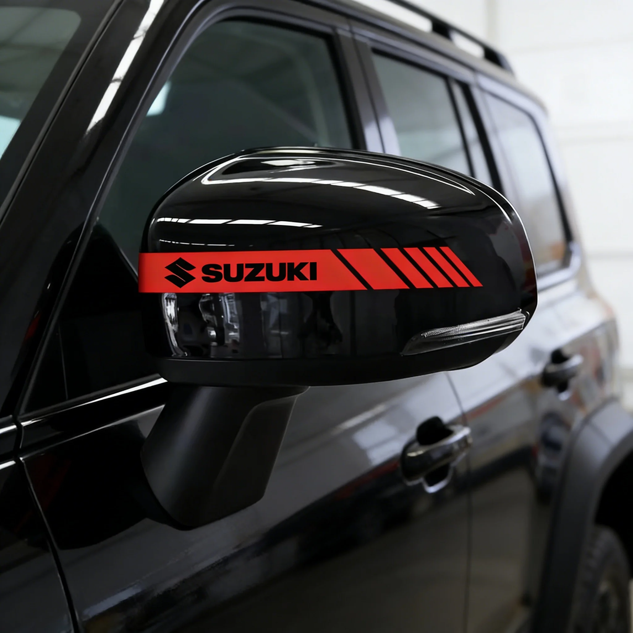Наклейка на зеркало заднего вида для Suzuki Swift Jimny Vitara SX4 S-Cross Wagon R Ertiga Celerio Ignis Alto, накладка на боковое зеркало