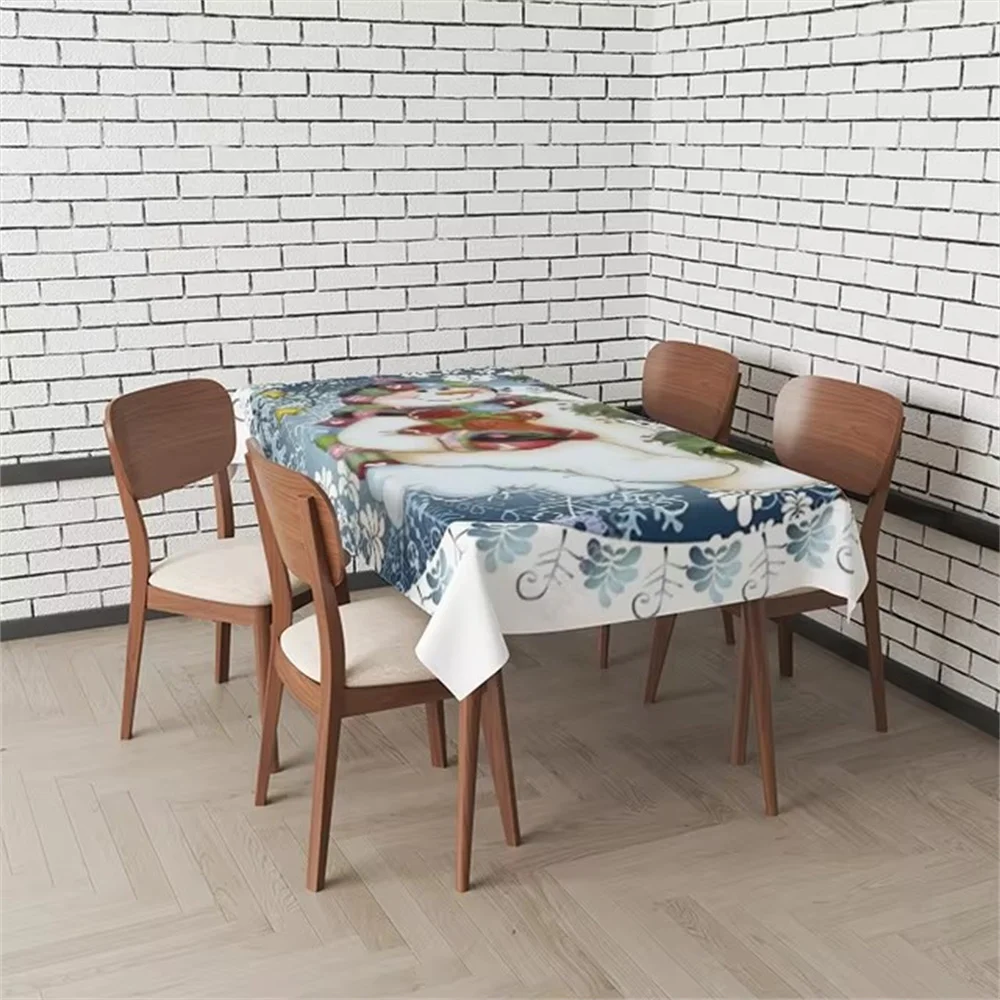 Home tablecloths for dining tables Anime decoration and rectangular table accessories waterproof cloth Anti-stain tablecloth