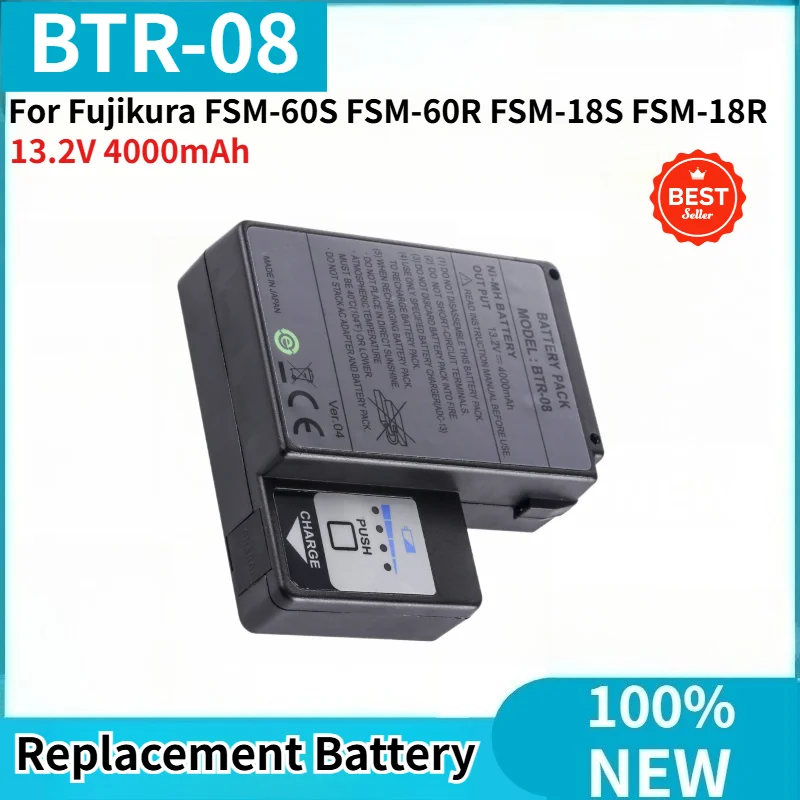 

High Quality Fusion Splicer Battery for Fujikura FSM-60S FSM-60R FSM-18S FSM-18R Brand New BTR-08 13.2V 4000mAh