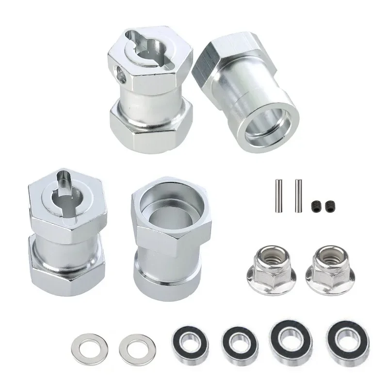 Metall 12mm Rad Sechskantnabenadapter für Tamiya CW-01 CW01 Lunchbox Mitternacht Kürbis Monster Käfer WR02 Upgrade Teile Zubehör