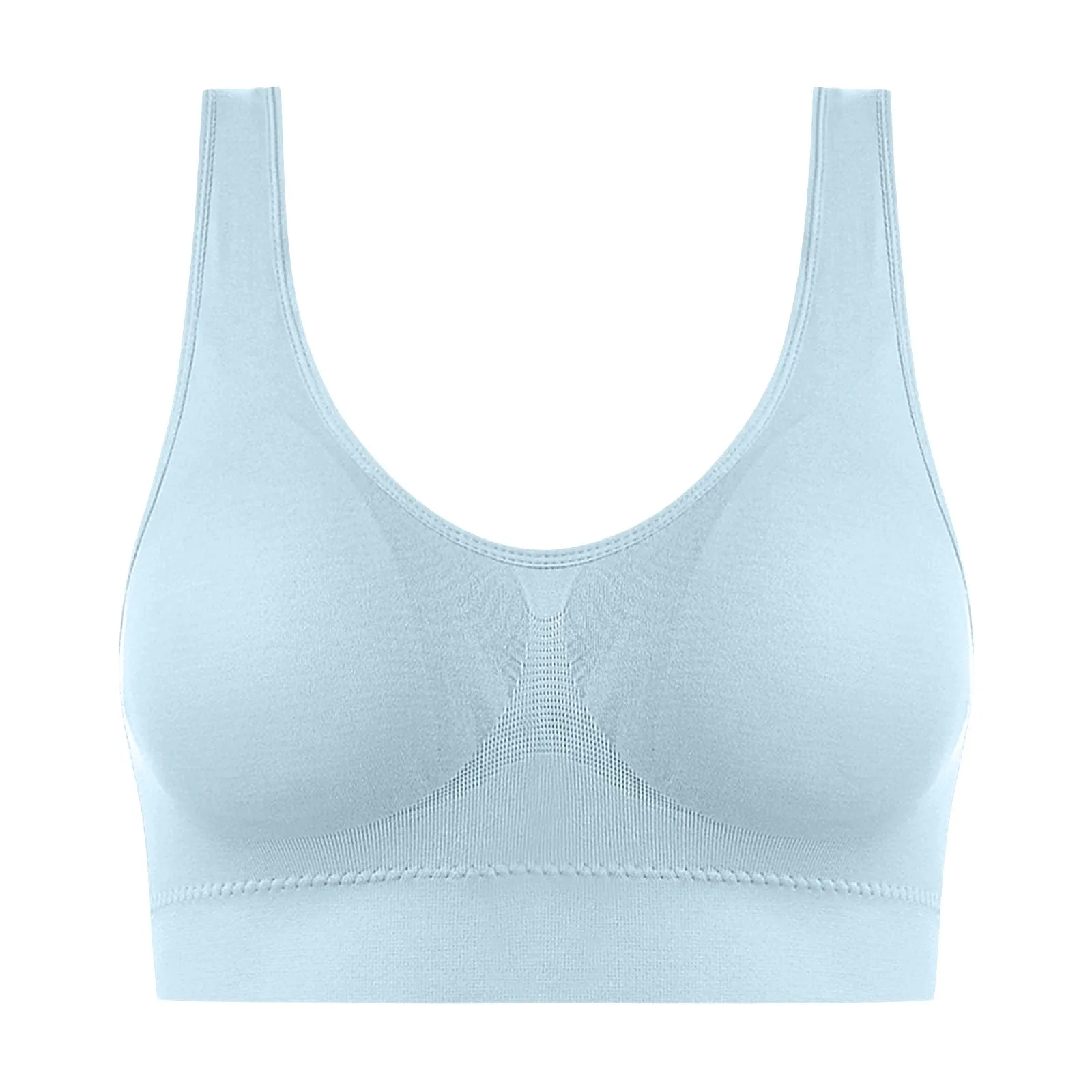 

Спортивный бюстгальтер для бега больших размеров с ударопрочной поддержкой, бесшовный, для тренировок по йоге, дышащий, беспроводной, удобный, спортивная одежда для фитнеса