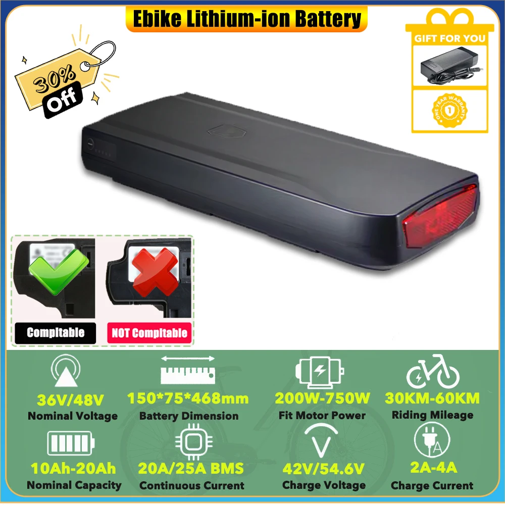 36V 13Ah 20Ah Phyli…