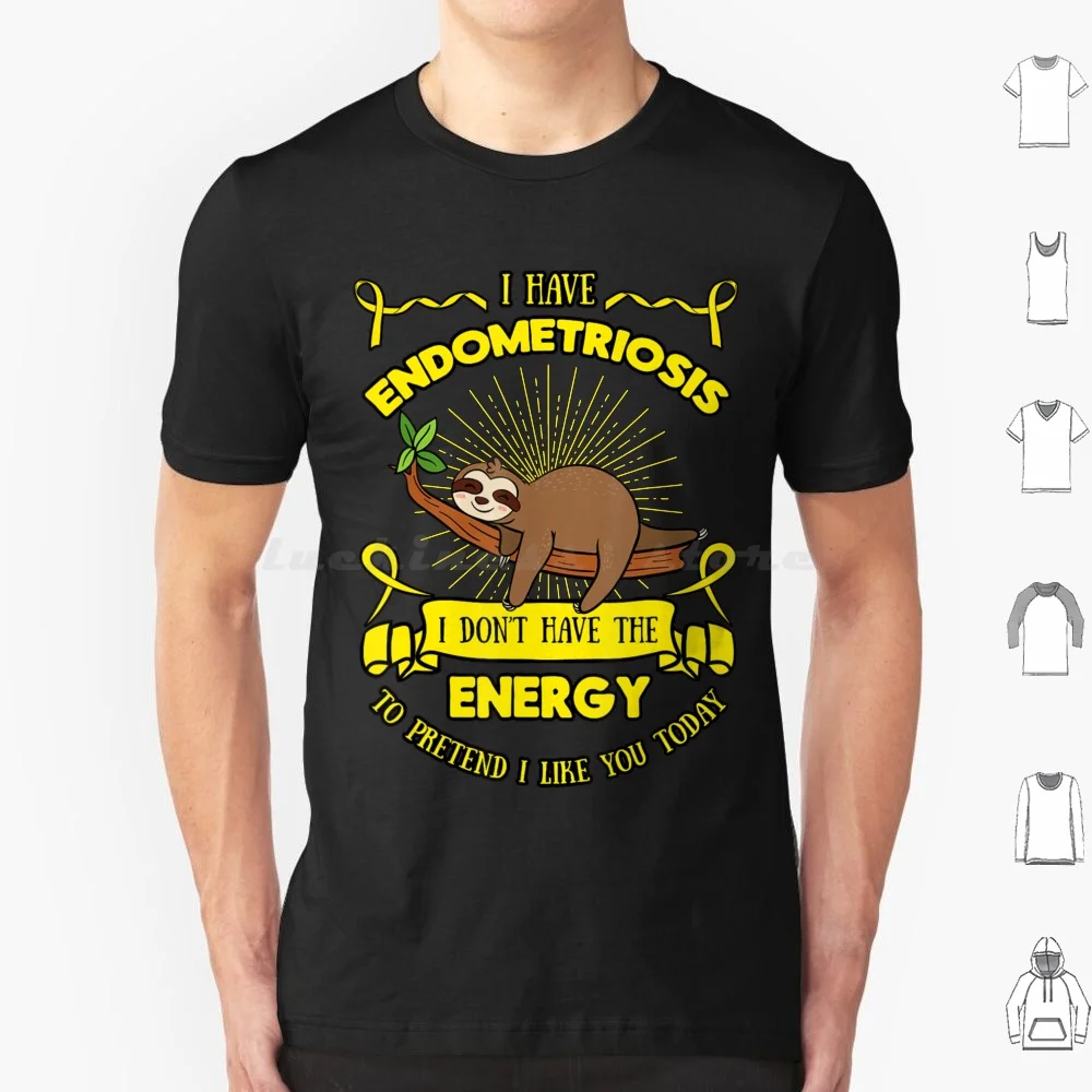 Endometriosis I Dont Have The Energy To Pretend I Like You T Shirt Men Women Kids 6xl Bee Cute Yellow Honey Bees Insect Happy