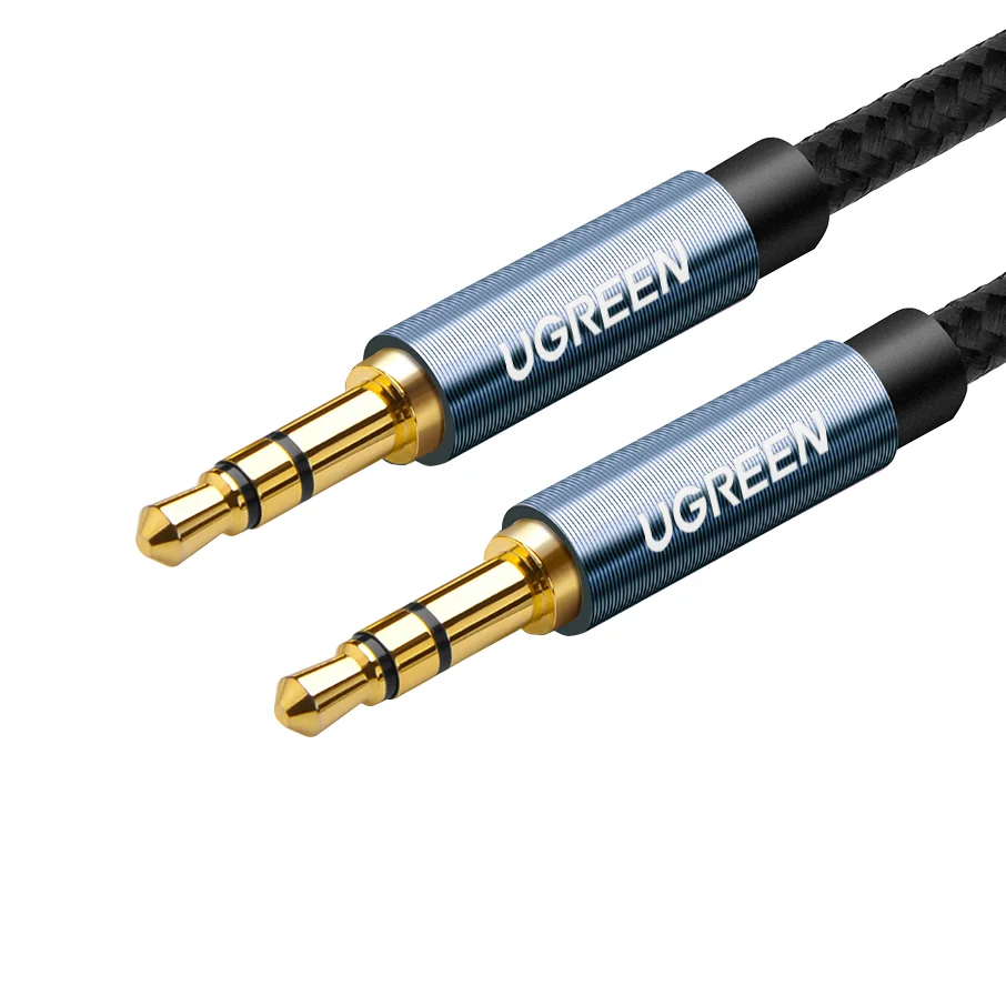 

UGREEN 3.5mm Male to Male Audio Cable Nylon Braided Aux Cable Audio Auxiliary Input Adapter for Headphones Car Speaker