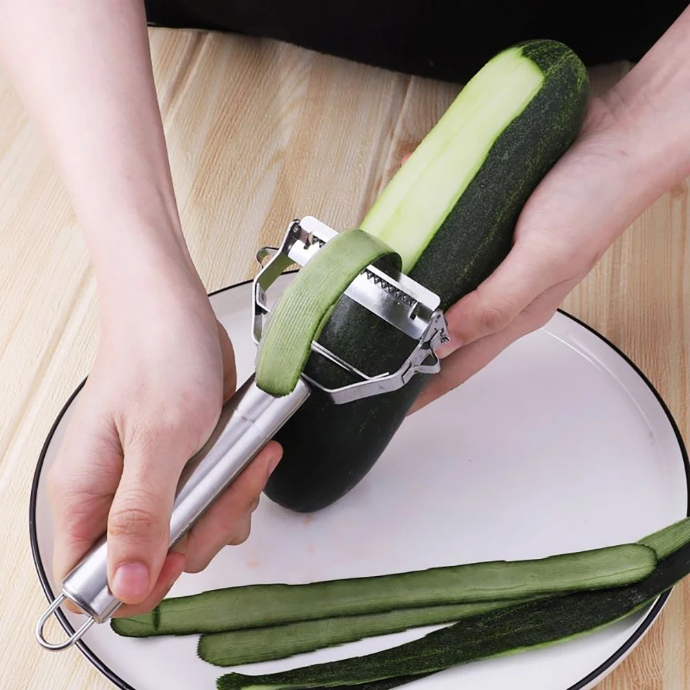 4 IN 1 Kitchen Vegetable Peeler Stainless Steel Grater For Fruit Vegetable Carrot Cucumber Peeler Household Kitchen Accessories