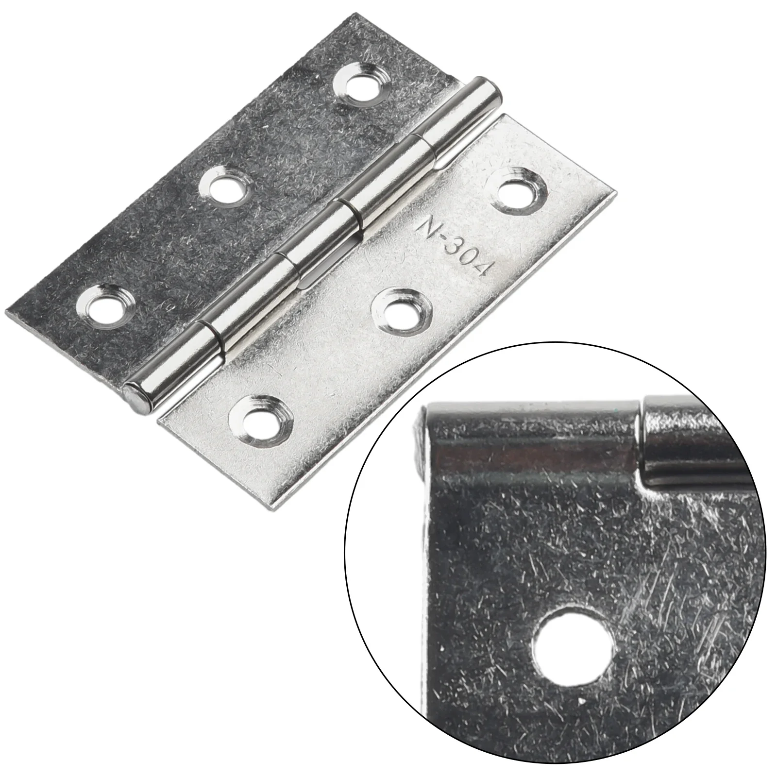 Practical Hinge Door Hinge 10pcs 7.5x5 Cm Bearing Butt Entrance Doors High-gloss Polish Hinges Ball Room Doors