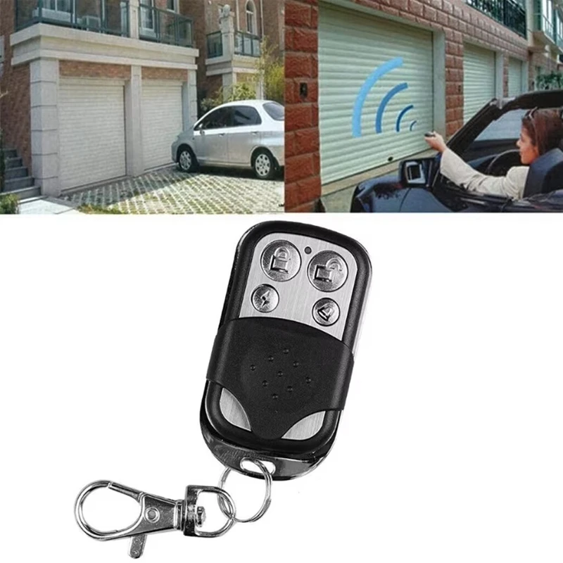20Pcs 433Mhz RF Remote Control 4CH Button Car Key Garage Door Opener Remote Control Auot Copy Electronic Gate Duplicator