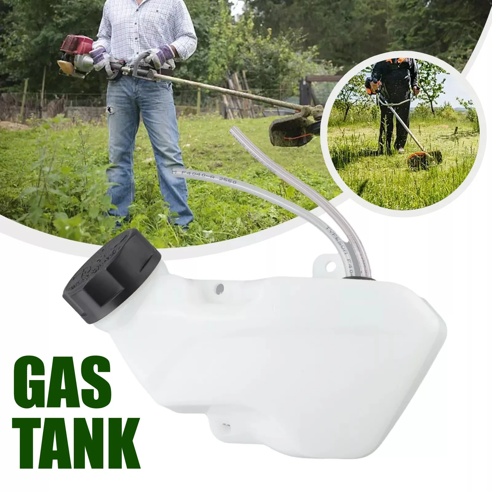 For RY34440 S430 4 Cycle Gas String Trimmer Fuel Gas Tank 310585001 with Capbx