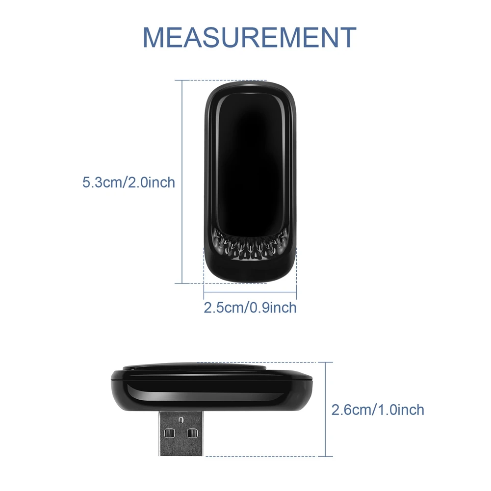 New--RGB Mini Carplay AI Box For Carplay Wireless Adapter Car Wired Carplay To Wireless USB Dongle Plug And Play, Durable