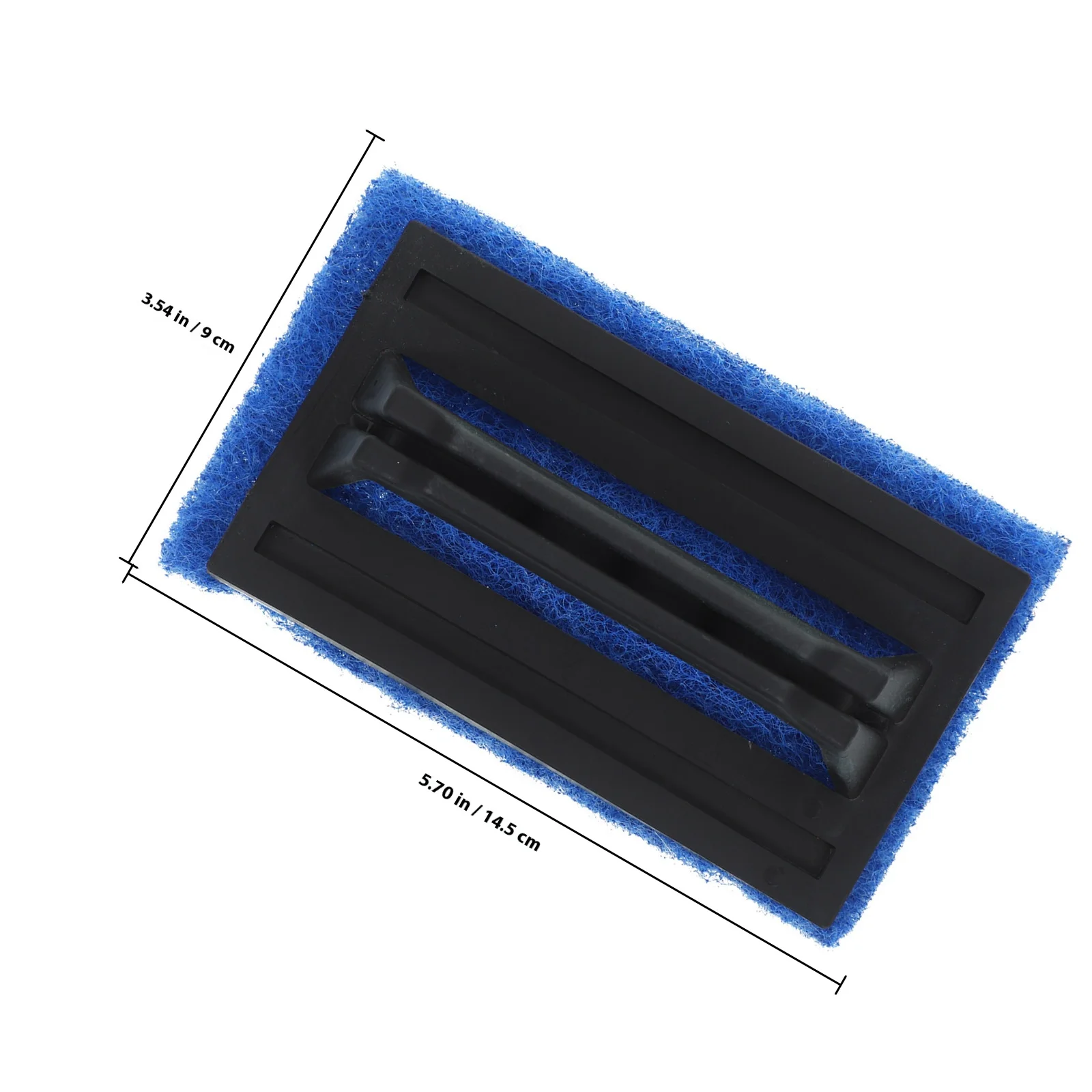 3Pcs Screen Printing Scrub Pad Ink Remover Clean Brush Thick PP Material Rounded Corners Not Scratch Printing Tool for Textile