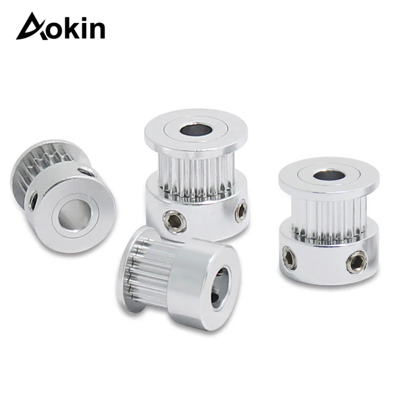 Części do drukarek 3D GT2 koło rozrządu 16 zębów 2GT 20 zębów aluminium otwór 5mm 8mm koła synchroniczne część przekładni dla szerokości 6mm 10mm
