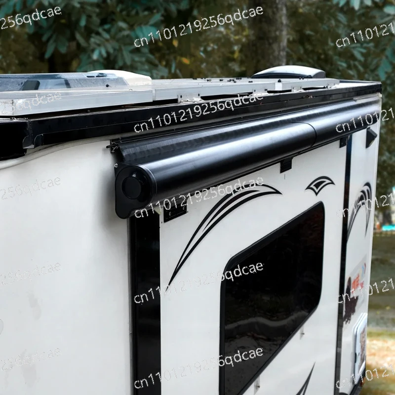 

Waterproof UV Proof Sunroof Automatic Cassette Retractable Caravan RV Side Wall Slide Out Topper Awning